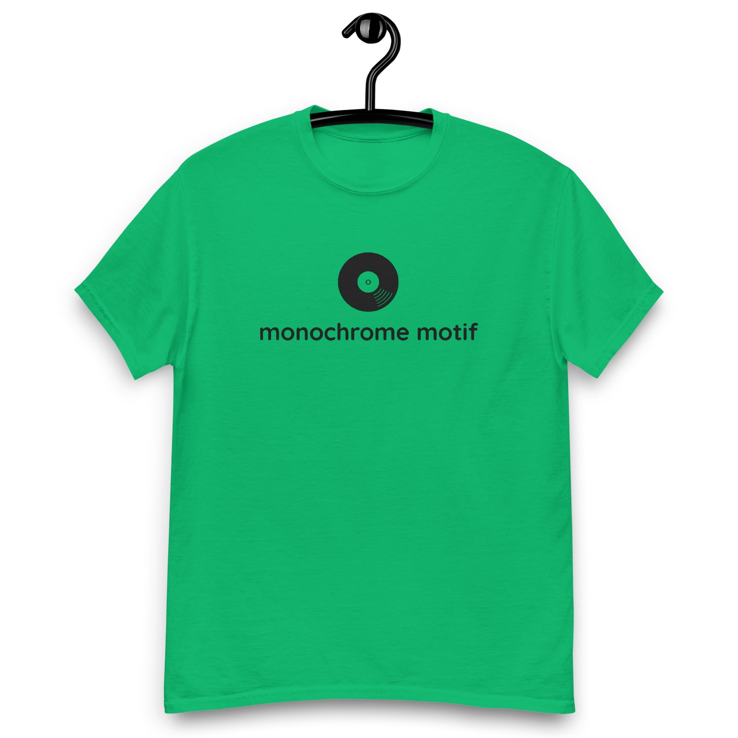 Monochrome Motif Record Label T-Shirt