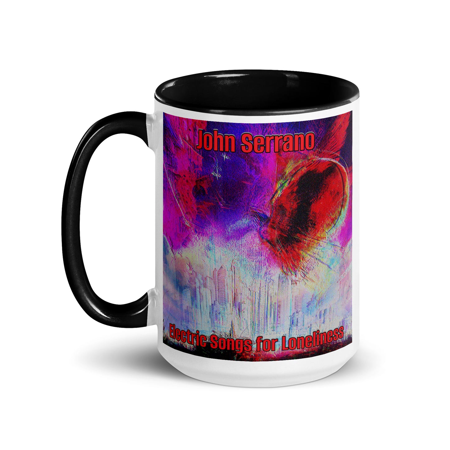 John Serrano - Electric Songs For Loneliness Mug With Color Inside