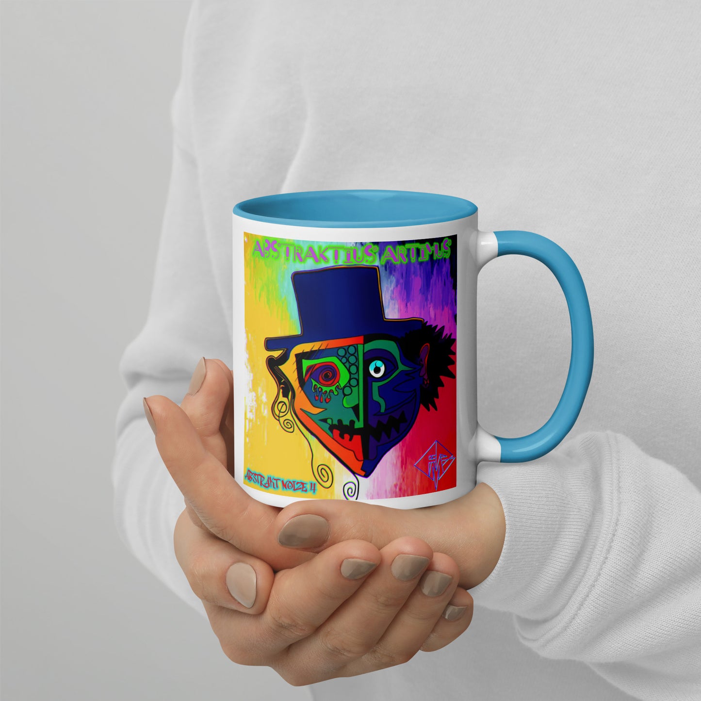 Abstraktius Artimus - Abstrakt Noize 4 Mug With Color Inside