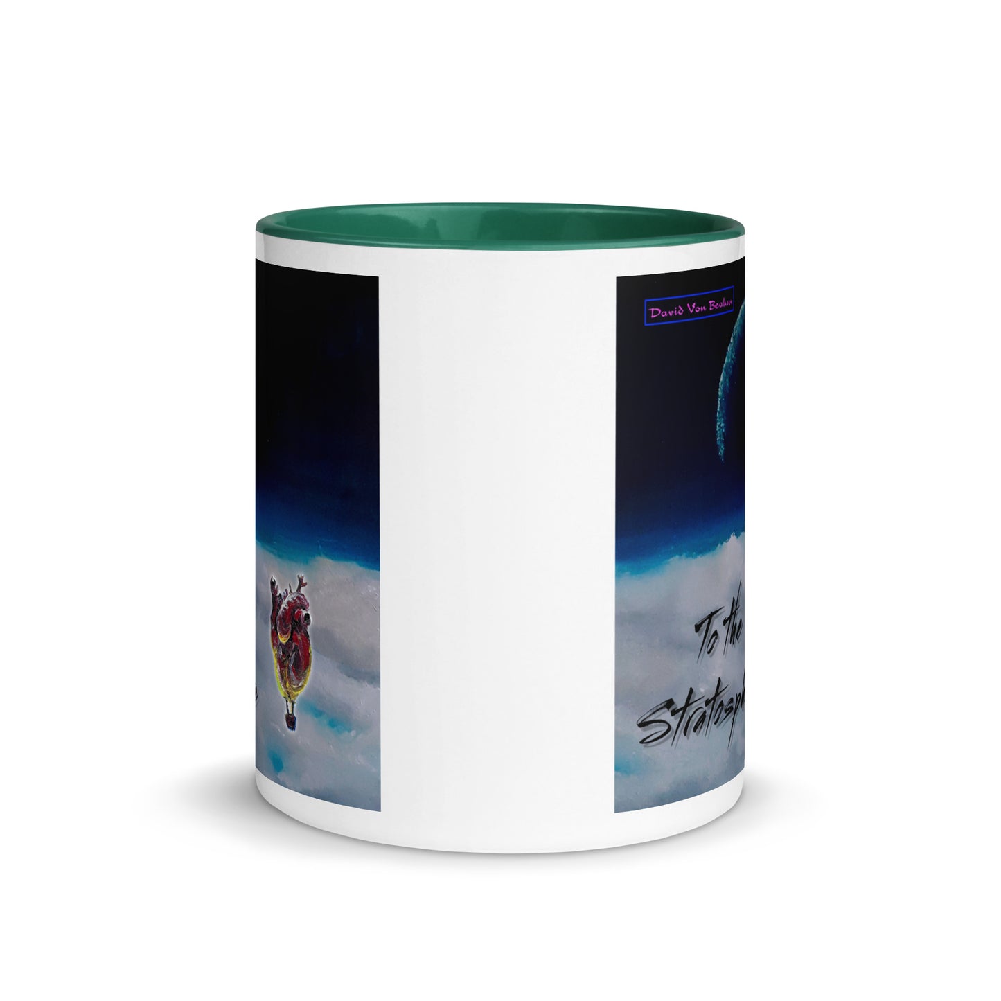 David Von Beahm - To The Stratosphere Mug With Color Inside