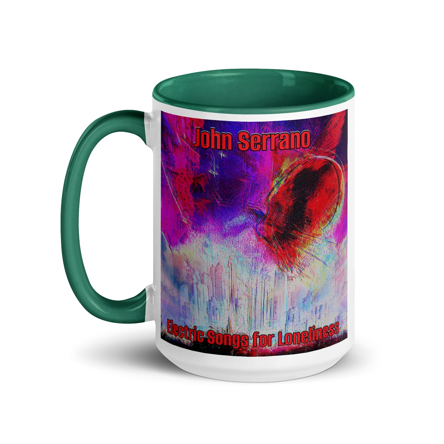 John Serrano - Electric Songs For Loneliness Mug With Color Inside