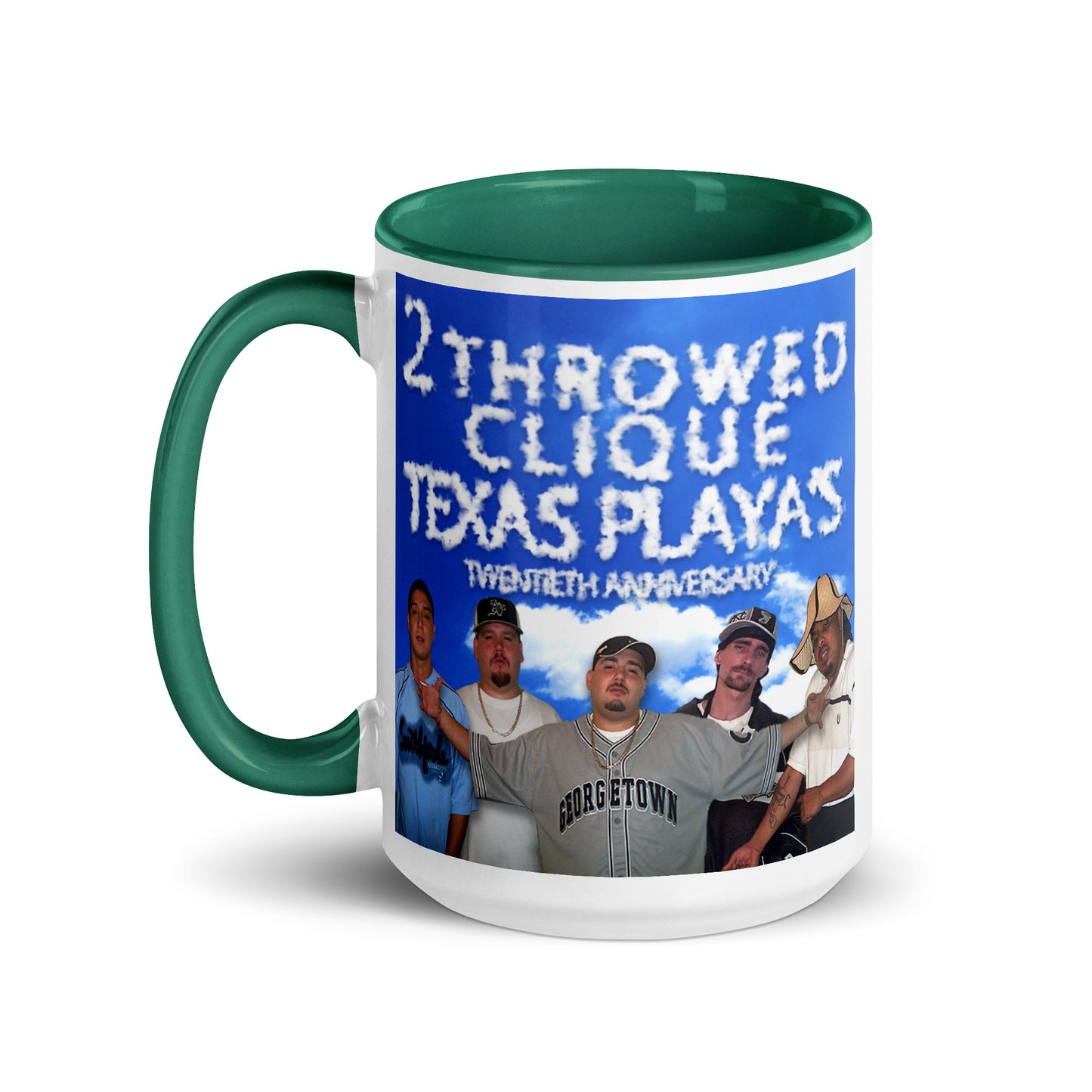 2 Throwed Clique - Texas Playas Mug With Color Inside
