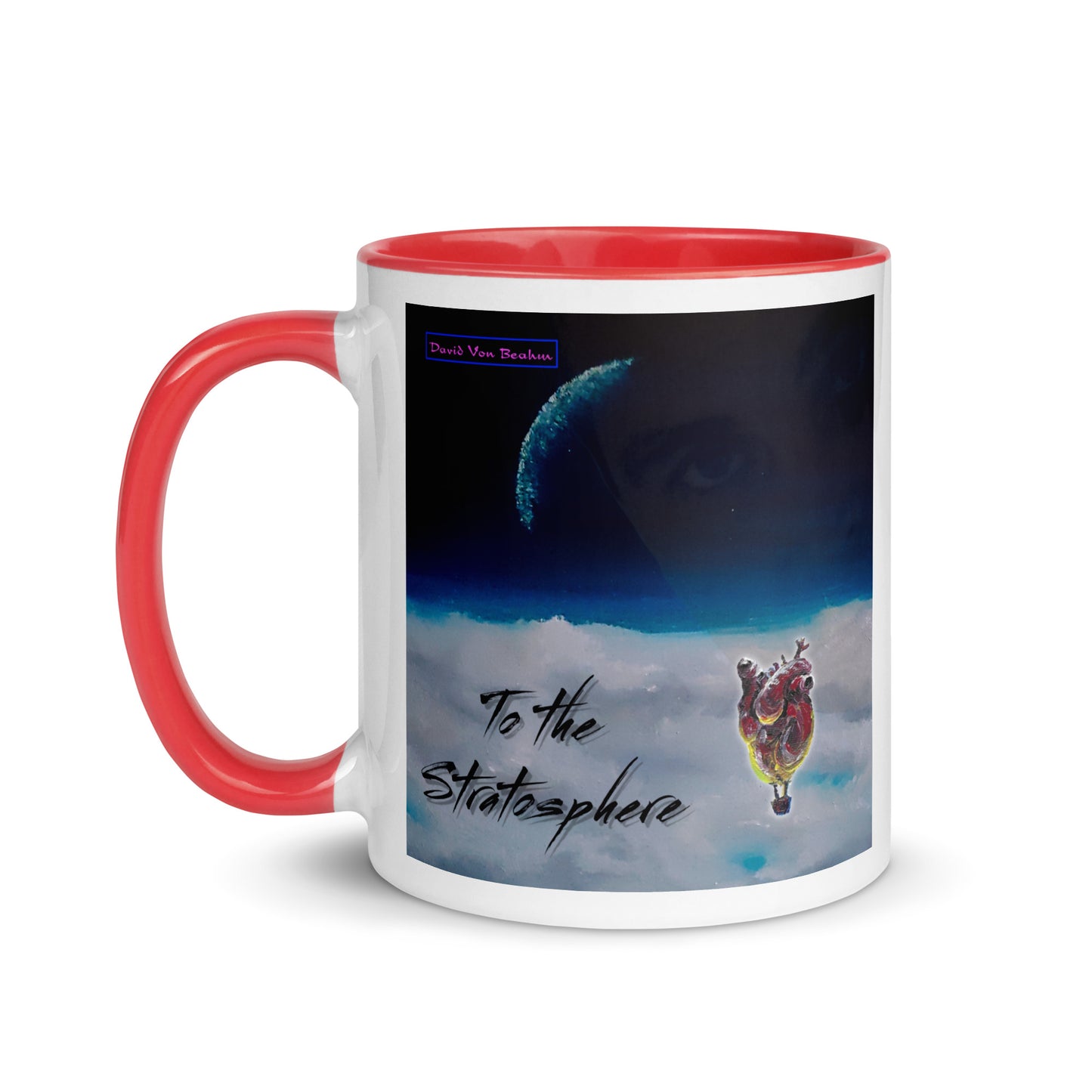 David Von Beahm - To The Stratosphere Mug With Color Inside