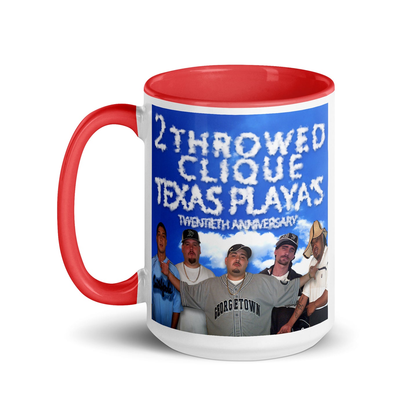 2 Throwed Clique - Texas Playas Mug With Color Inside