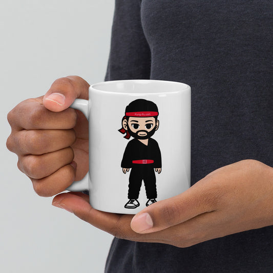 Pu - Kung-Pu Ninja White Glossy Mug