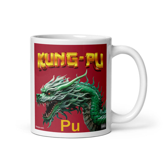 Pu - Kung-Pu White Glossy Mug