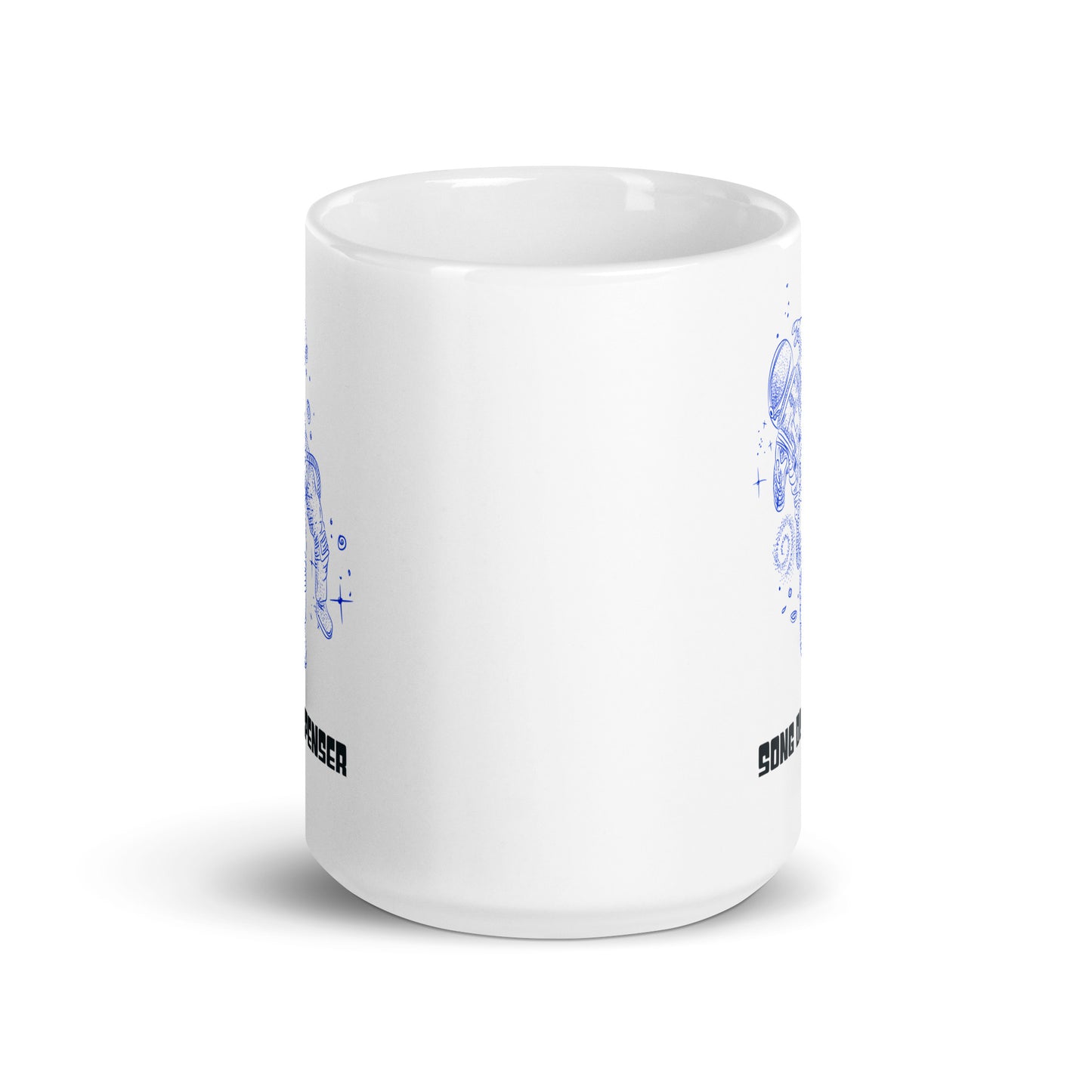Song Dispenser Spaceman White Glossy Mug